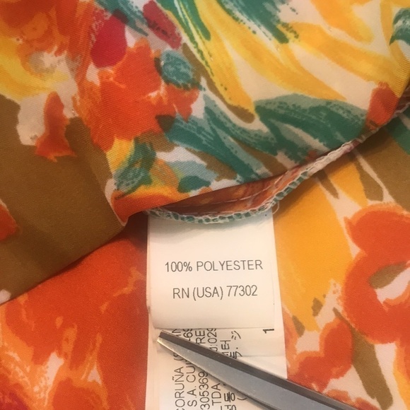 ZARA Floral Watercolor Shift Dress Size Medium Womens - Picture 11 of 11